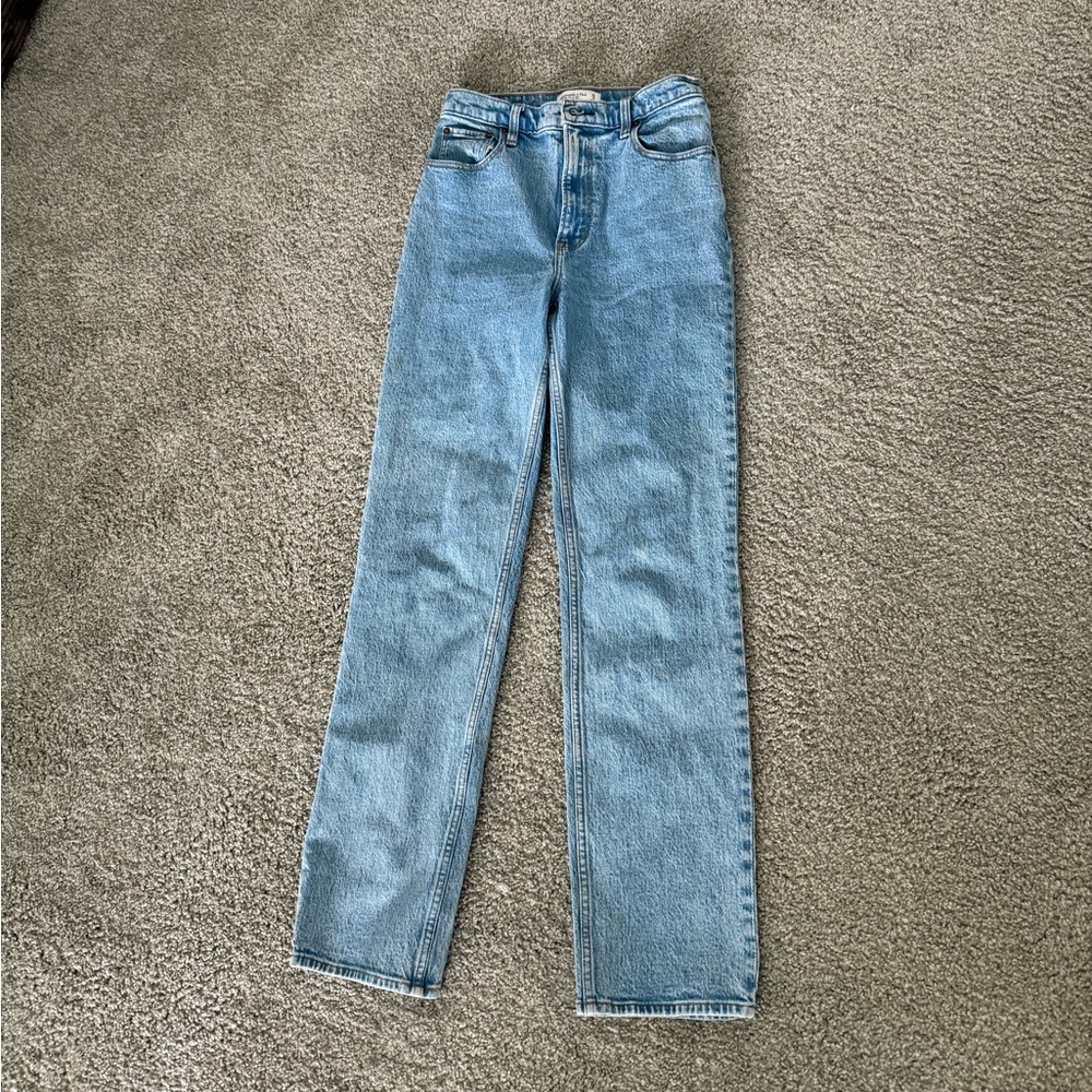 Abercrombie & Fitch 90s straight ultra high rise jeans
